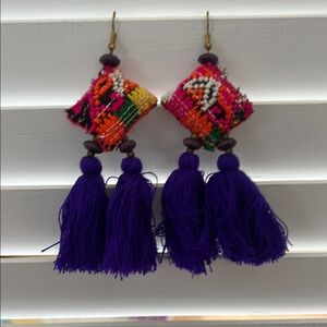 Colorful Tassel Earrings